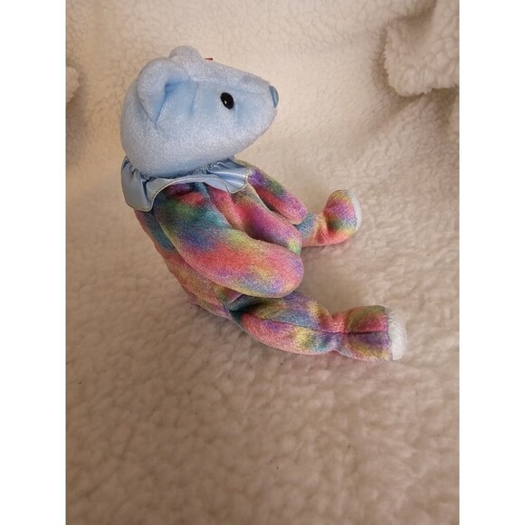 TY Beanie Baby - MARCH the Birthday Bear AQUARIUS Plush Toy - Picture 9 of 12
